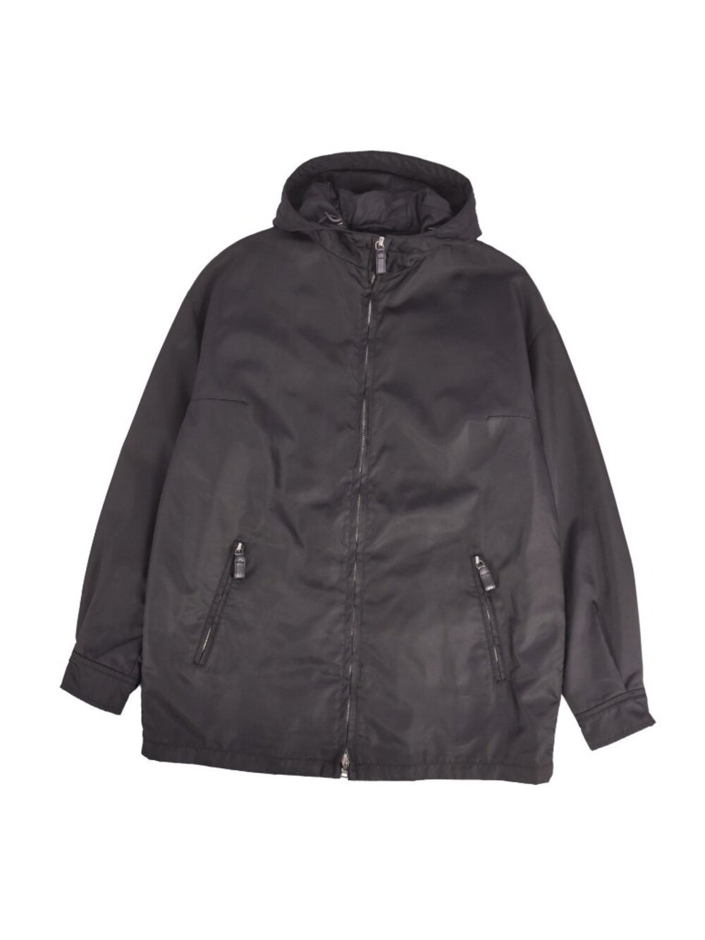 Prada Jacket Zip Up Nylon Black 40